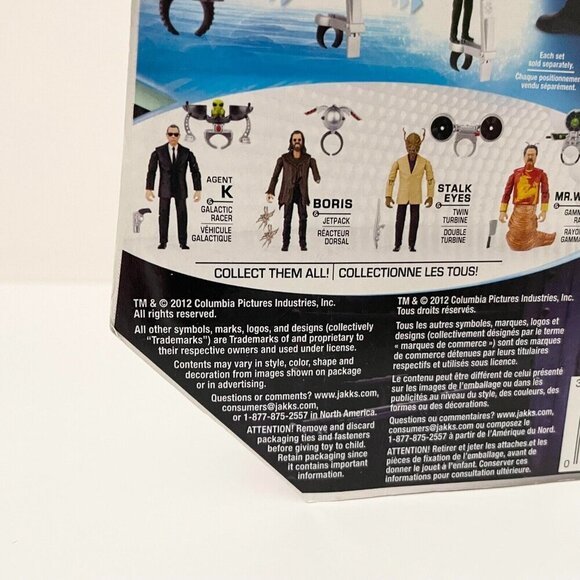 2012 Men In Black 3 Agent J Cosmic Quick Shift 4 Inch Action Figure Jakks - Picture 16 of 16